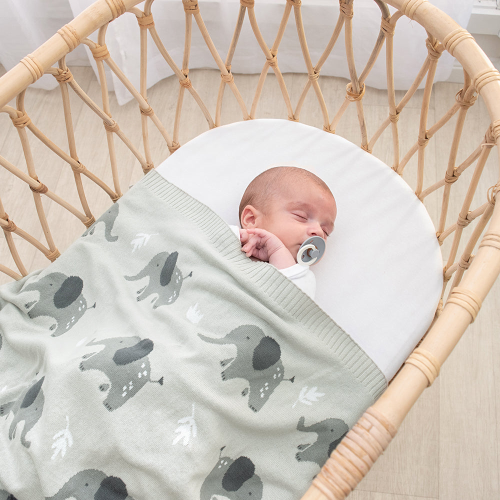 Living Textiles 100% Cotton Whimsical Baby Blanket-5