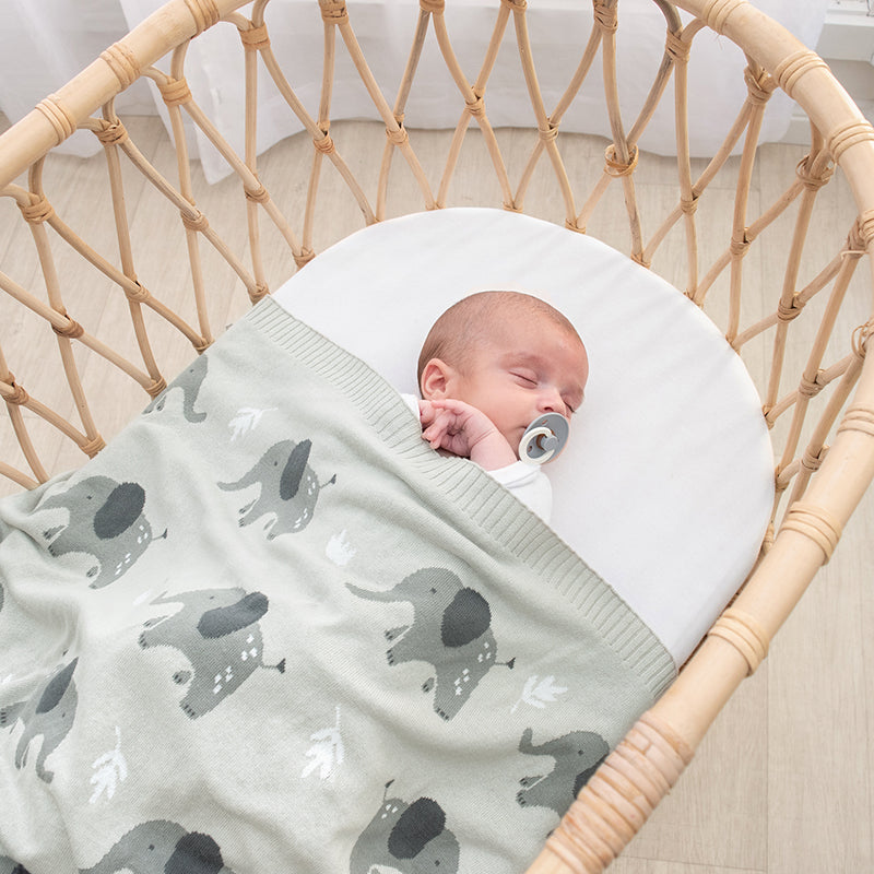 Living Textiles 100% Cotton Whimsical Baby Blanket-5