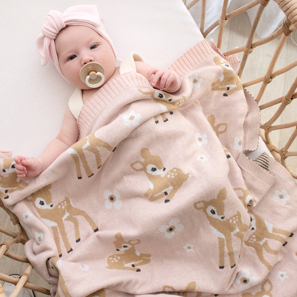 Living Textiles 100% Cotton Whimsical Baby Blanket-8