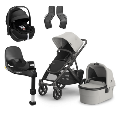 UPPAbaby Vista V3 and Maxi Cosi Pebble 360 Pro² Bundle - Savannah-1