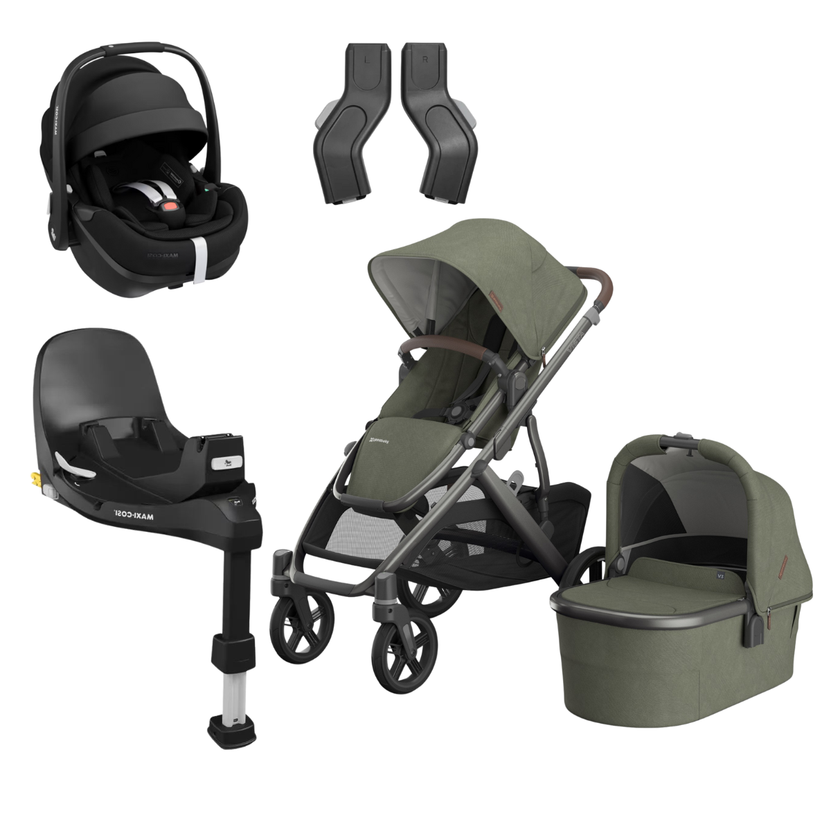 UPPAbaby Vista V3 and Maxi Cosi Pebble 360 Pro² Bundle-8