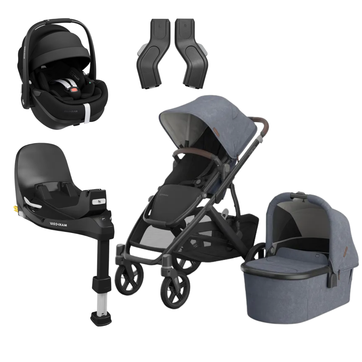 UPPAbaby Vista V3 and Maxi Cosi Pebble 360 Pro² Bundle-7