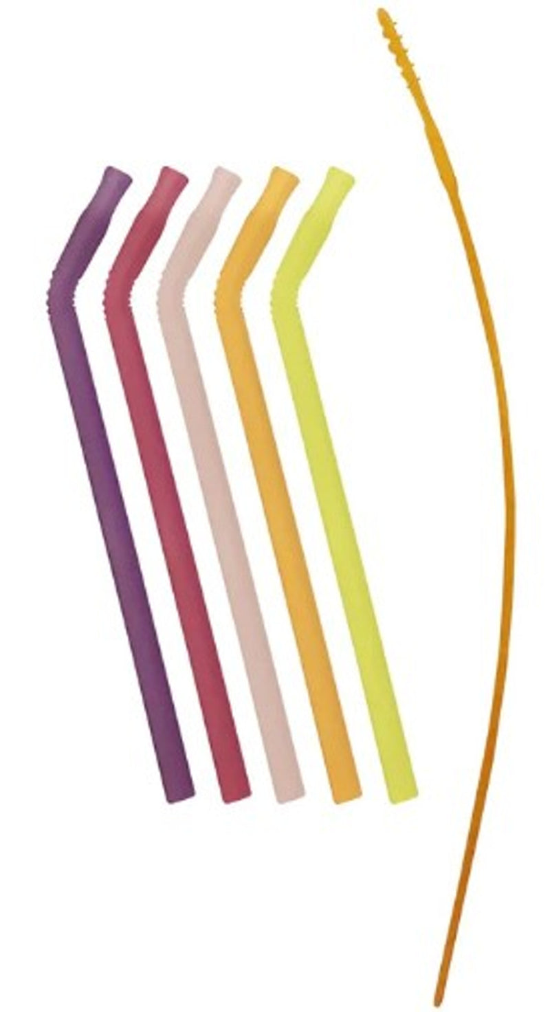 B.Box Reusable Silicone Straw 5pc Set-5
