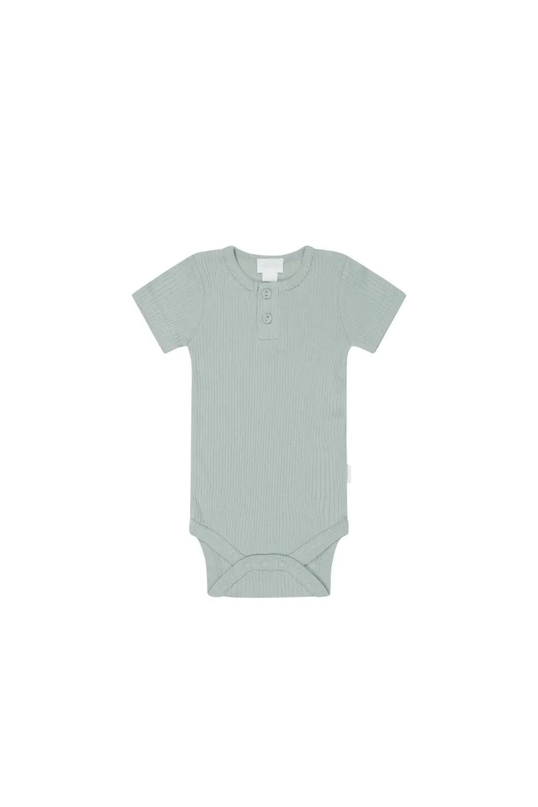 Jamie Kay Organic Cotton Modal Darcy Rib Tee Bodysuit - Mineral-2