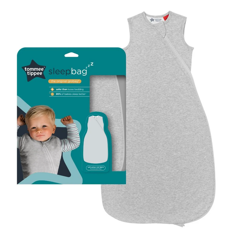Tommee Tippee Grobag 2.5tog Sky Grey Sleeping Bag-2
