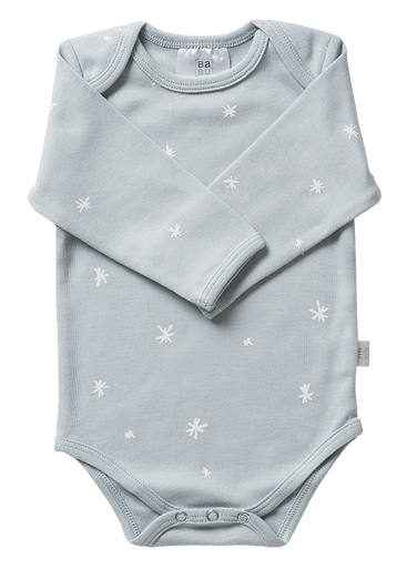 Babu Organic Envelope Neck Bodysuit - Coastal Star-1