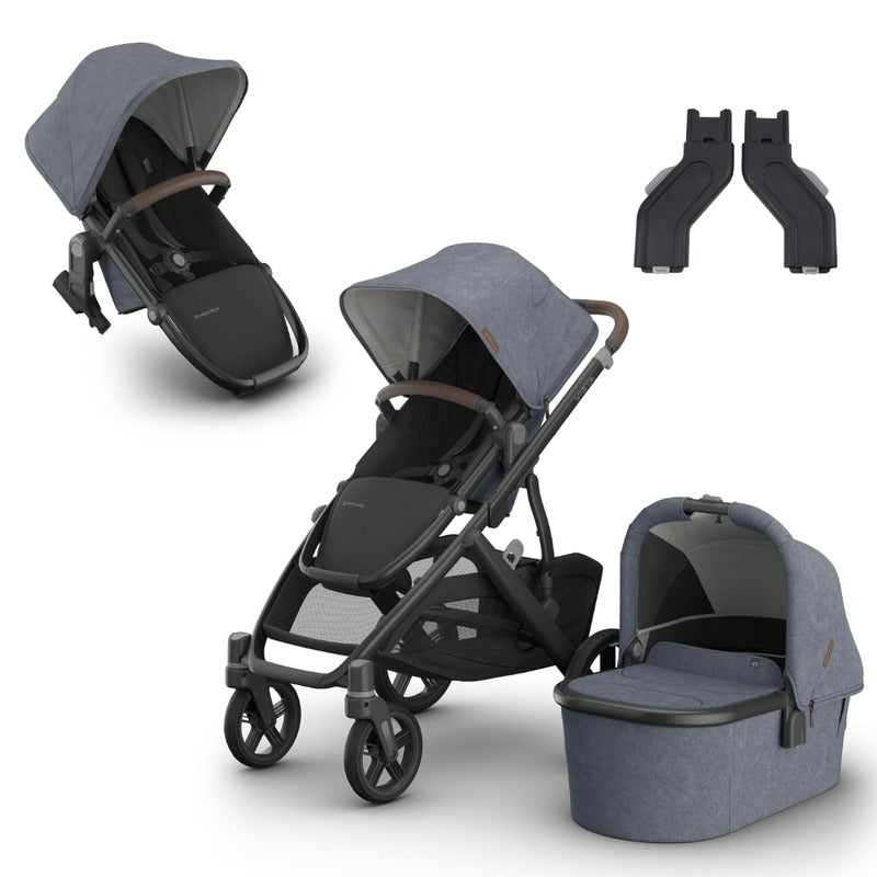 UPPAbaby VISTA V3 Stroller with Rumble Seat Bundle-2