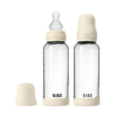 BIBS Baby Bottle Complete Set 2pk - Ivory-1
