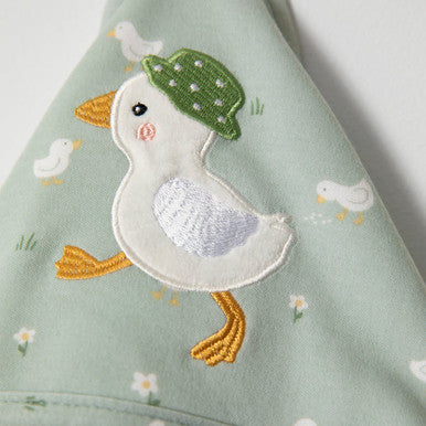Living Textiles Hooded Towel - Goosey Goosey-2