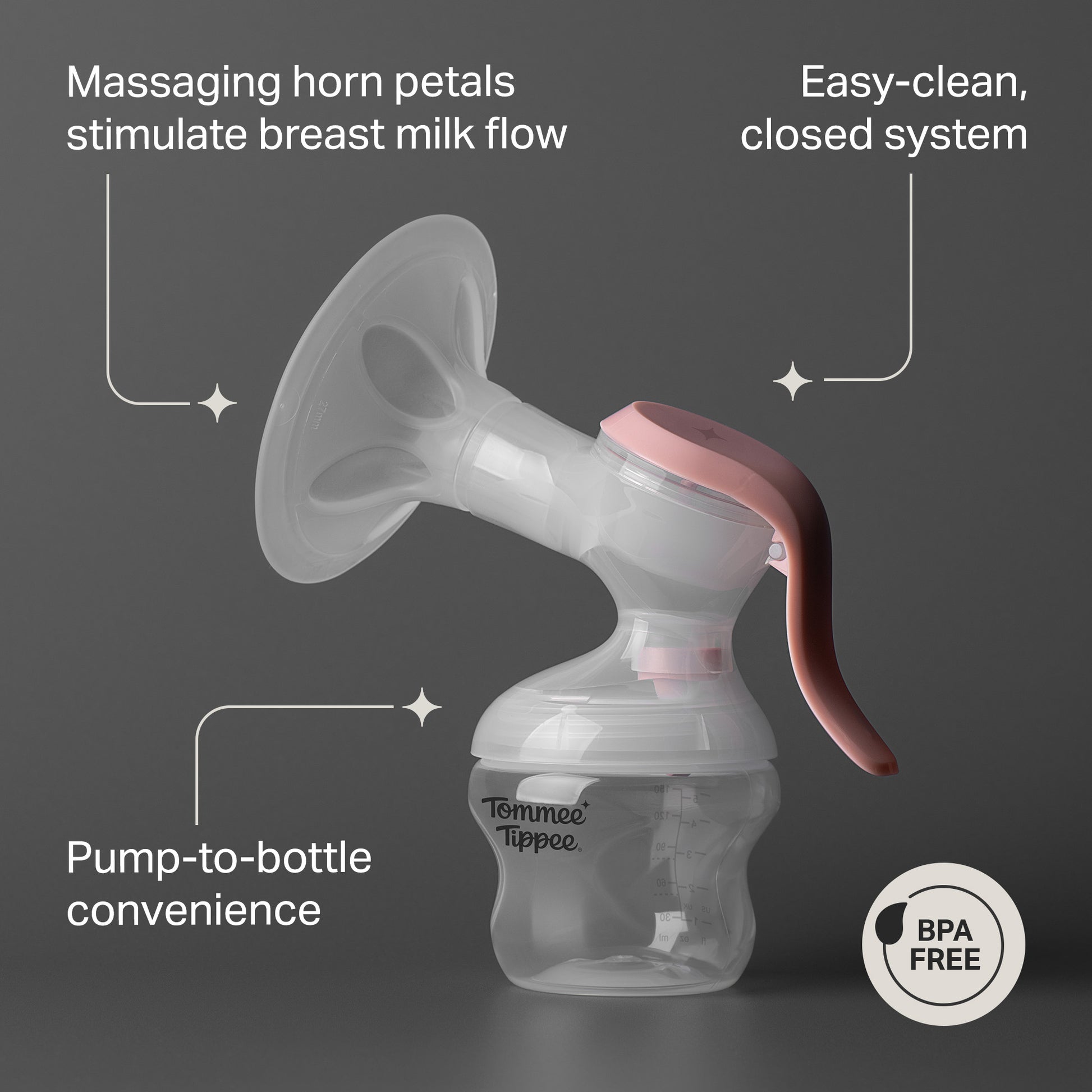 Tommee Tippee Manual Breast Pump-4