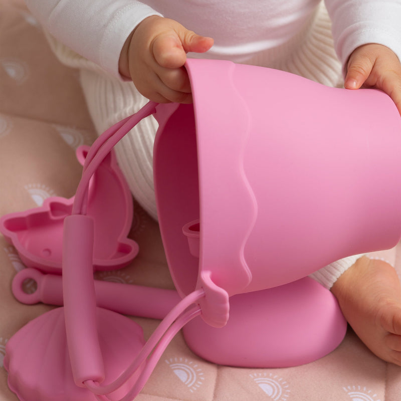 Playground 8Pc Silicone Beach Bucket Set-11