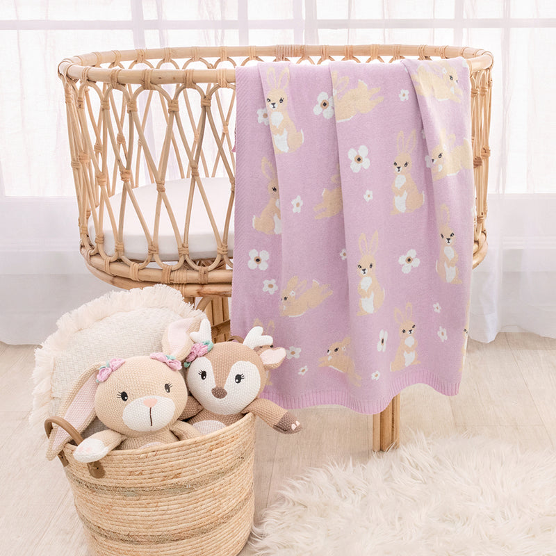Living Textiles 100% Cotton Whimsical Baby Blanket-20