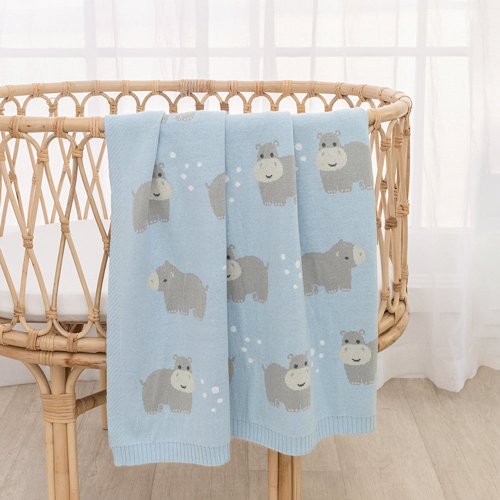 Living Textiles 100% Cotton Whimsical Baby Blanket-19