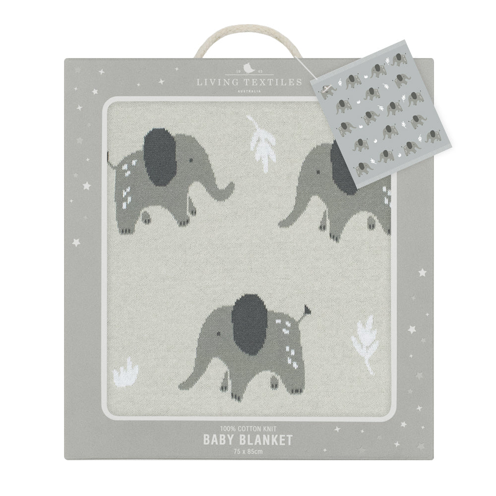 Living Textiles 100% Cotton Whimsical Baby Blanket-17