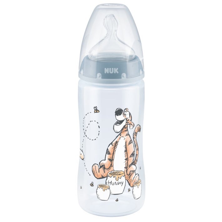 NUK Winnie The Pooh First Choice+ Feeding Bottle with Temperature Control 300ml / 0-6 Months-4