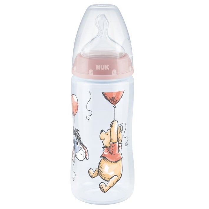 NUK Winnie The Pooh First Choice+ Feeding Bottle with Temperature Control 300ml / 0-6 Months-5