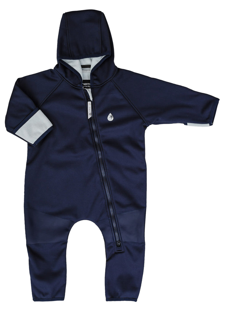 Therm All-Weather Fleece Onesie - Navy-5