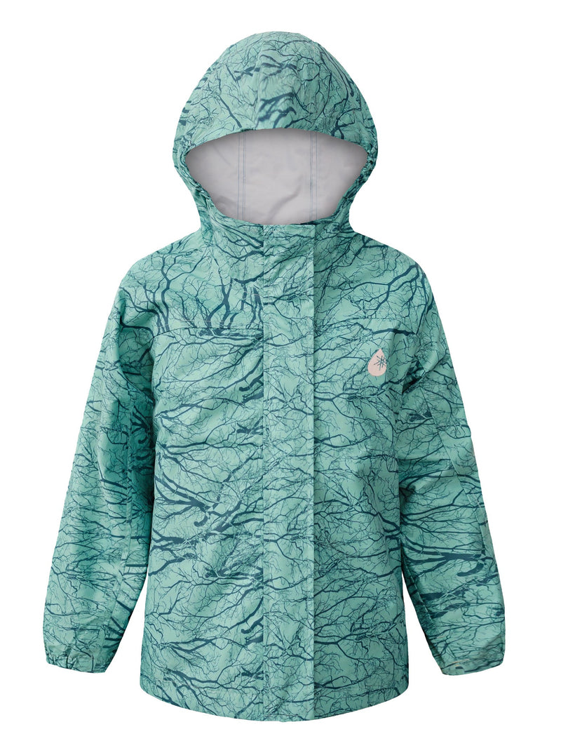 Therm 10K Packaway Rainshell - Winter Woods-6