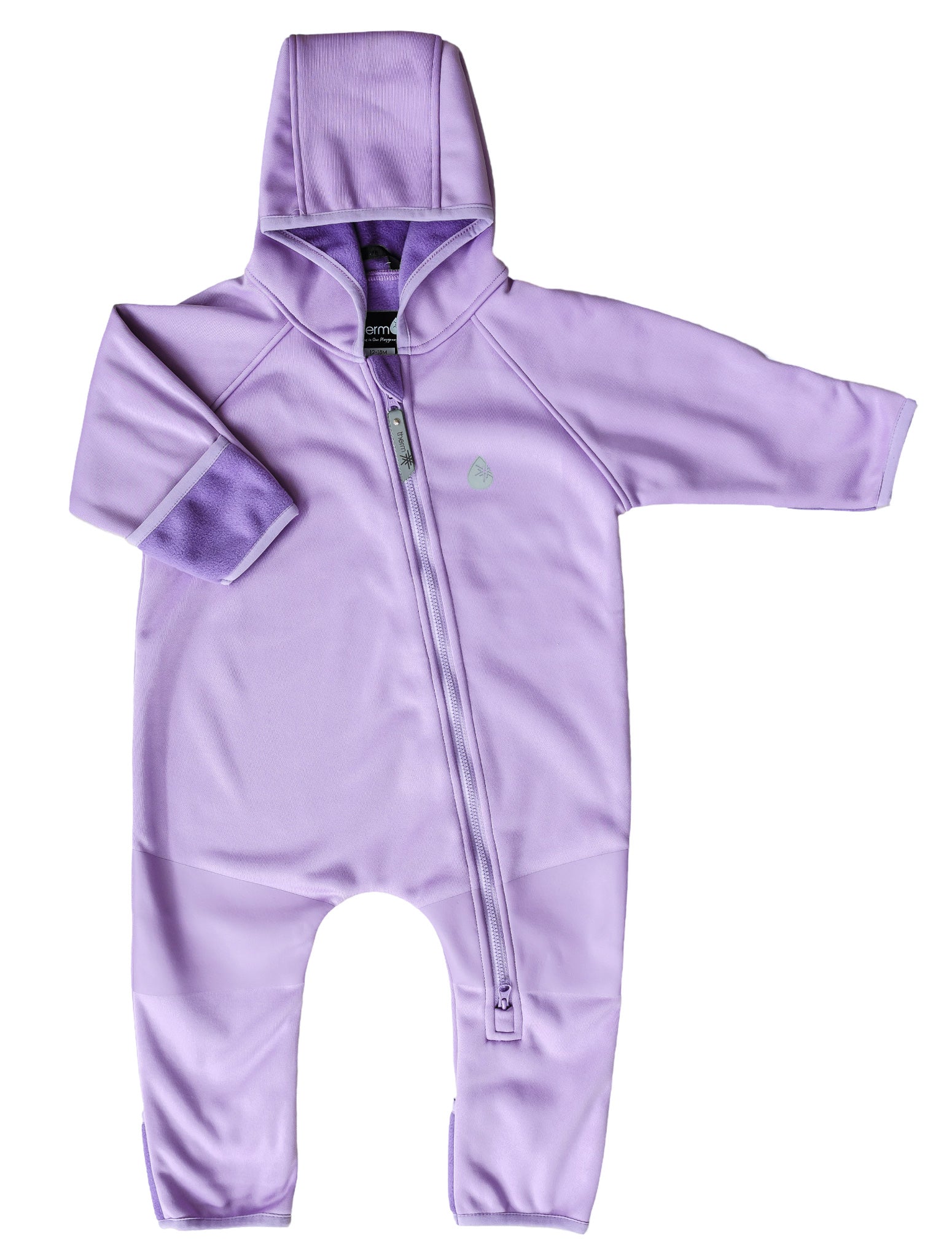 Therm All-Weather Fleece Onesie - Periwinkle-4