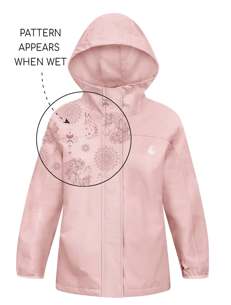 Therm SplashMagic Rainshell - Dusky Pink/Celestial Unicorn-6