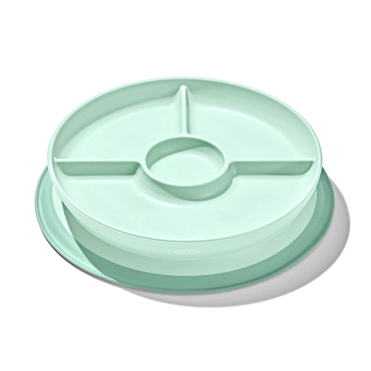 OXO Tot Stick & Stay Suction Divided Plate-6