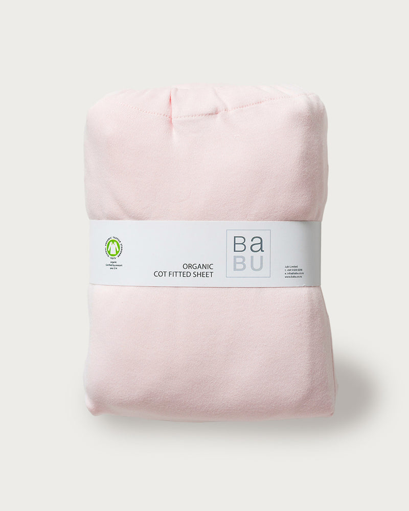Babu Organic Cot Fitted Sheet-6