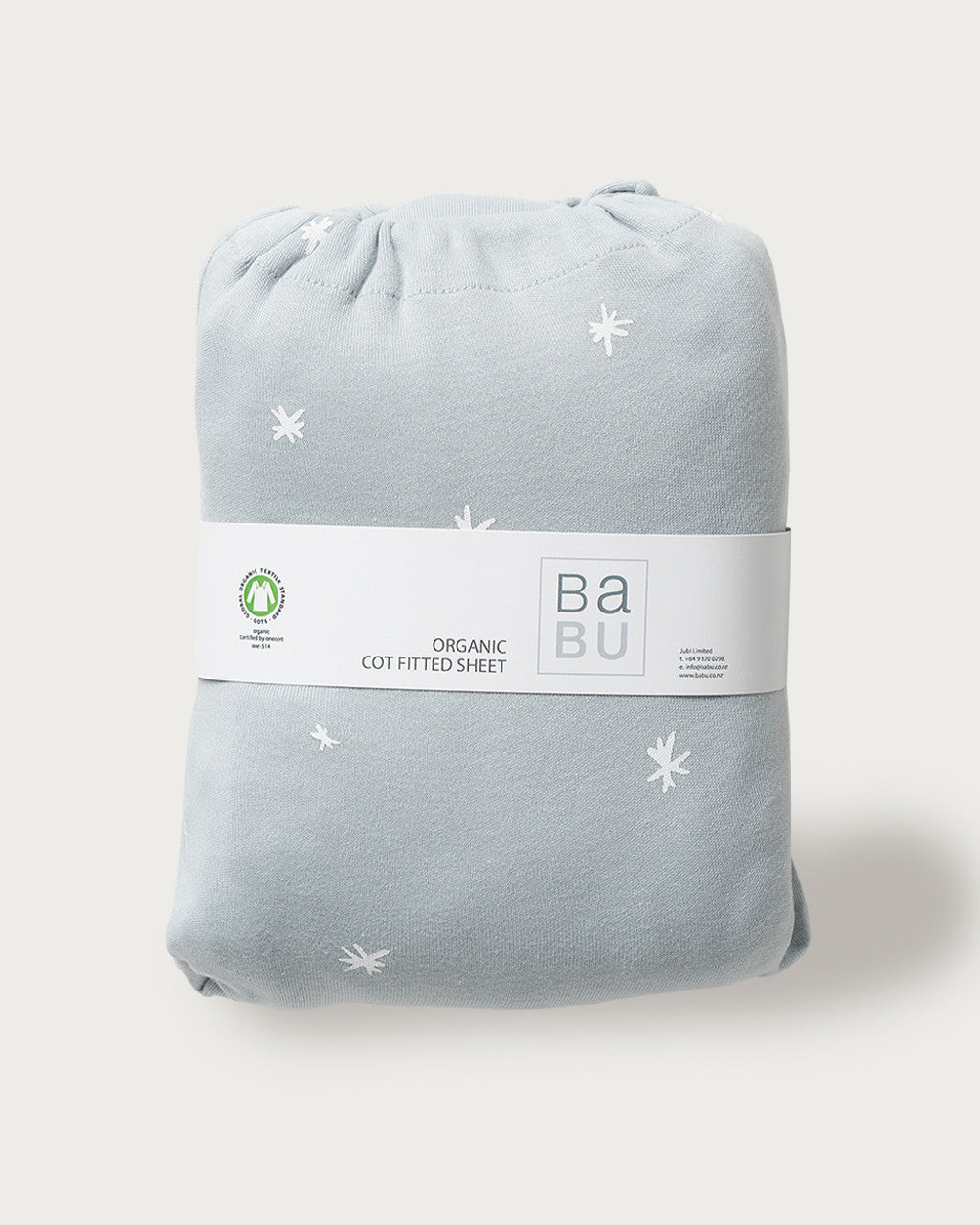 Babu Organic Cot Fitted Sheet-7