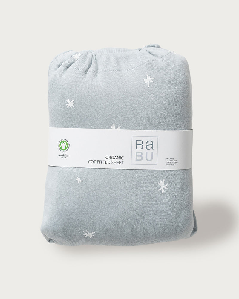 Babu Organic Cot Fitted Sheet-7