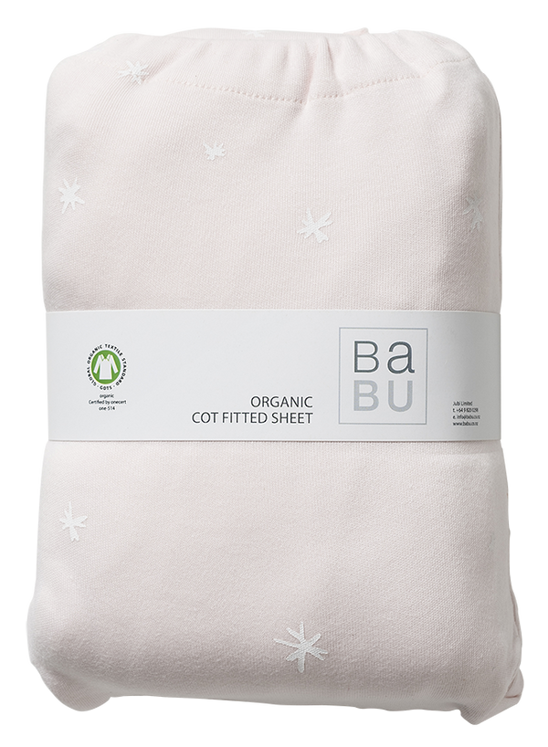 Babu Organic Cot Fitted Sheet-8