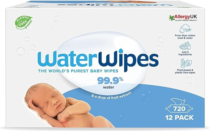 WaterWipes Chemical Free Baby Wipes 720s-1
