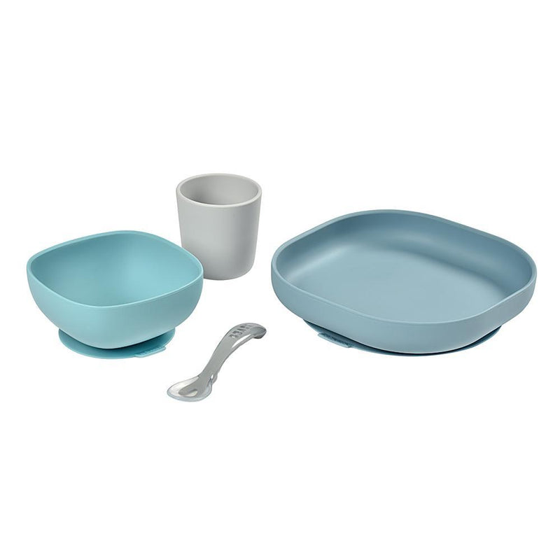 Beaba Silicone Suction 4pc Meal Set-11