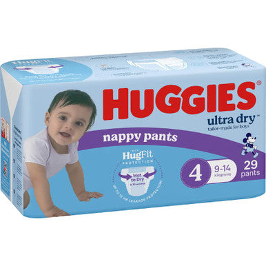 Huggies Ultra Dry Nappy Pants Toddler Boy - Size 4-1
