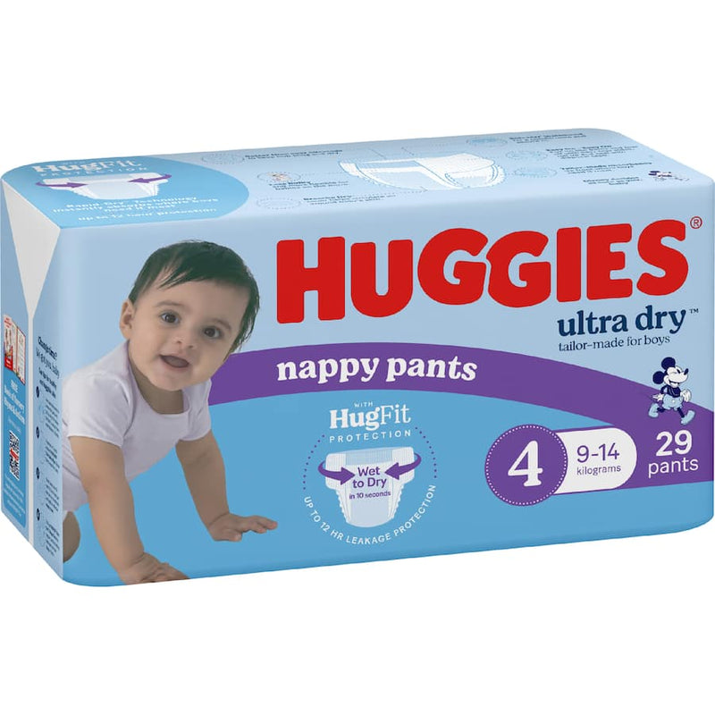 Huggies Ultra Dry Nappy Pants Toddler Boy - Size 4-1