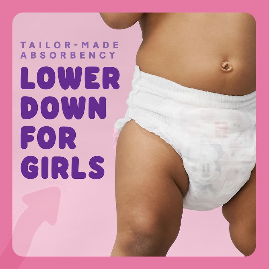 Huggies Ultra Dry Nappy Pants Junior Girl - Size 6-4