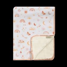 Living Textile Jersey Sherpa Blanket-6
