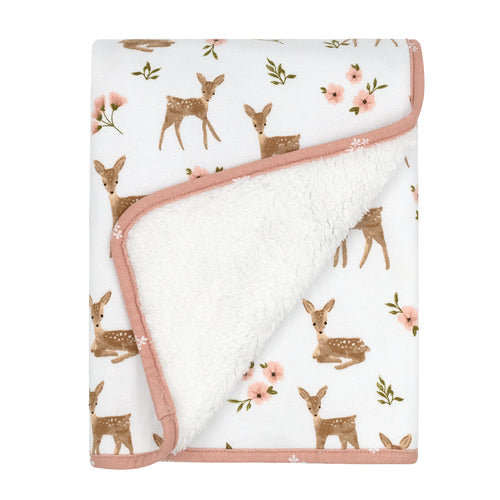 Living Textile Jersey Sherpa Blanket-7