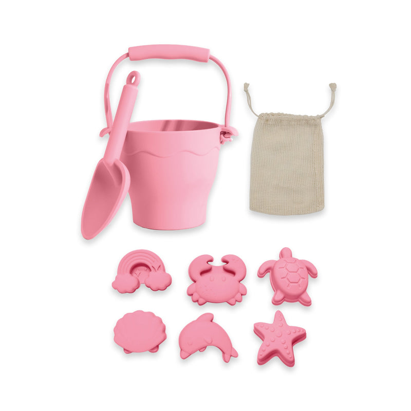 Playground 8Pc Silicone Beach Bucket Set-4