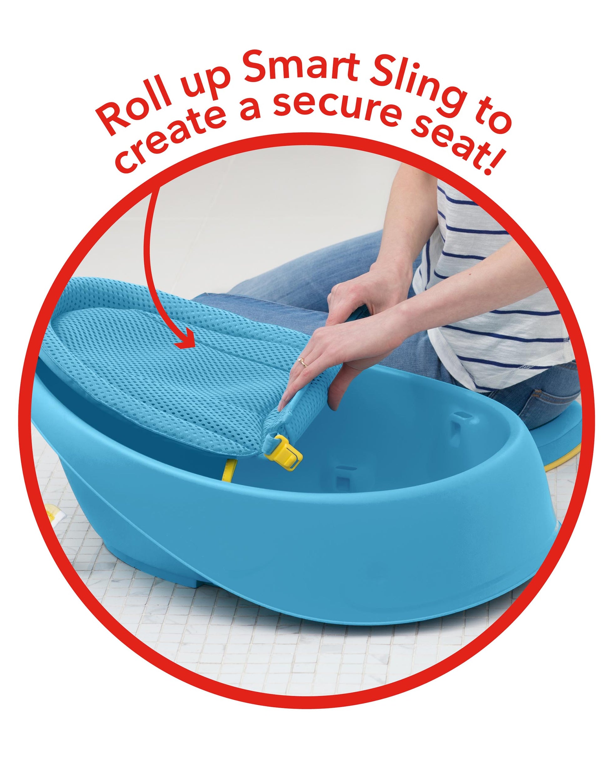 Skip Hop Moby Smart Sling 3-Stage Tub-10