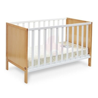 Super Nanny Addington Cot - Natural/White-2