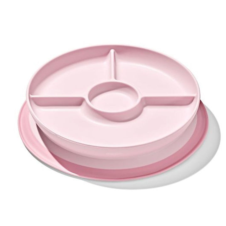 OXO Tot Stick & Stay Suction Divided Plate-10