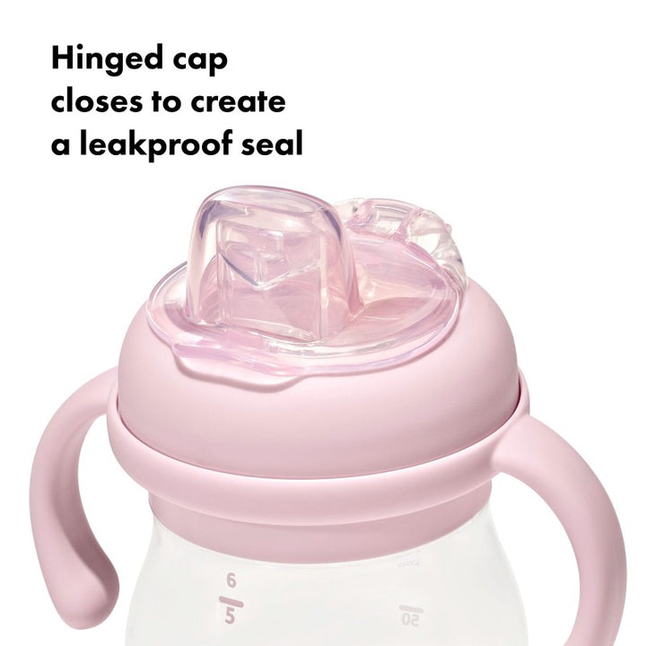 OXO Tot Transitions Soft Spout Sippy Cup with Removable Handles-10