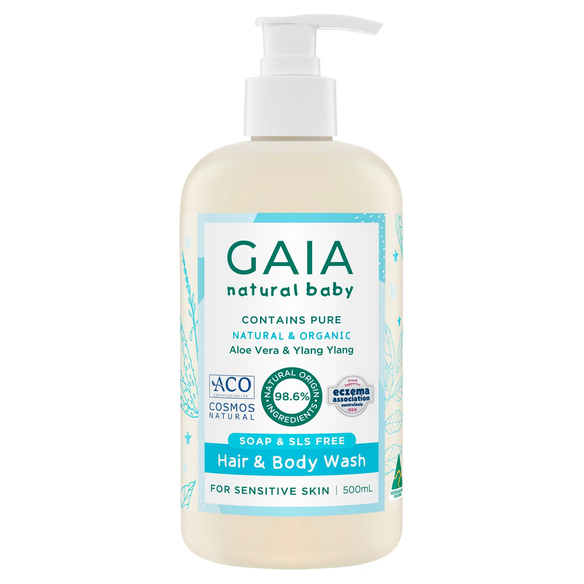 Gaia Natural Baby 2-in-1 Shampoo & Conditioner-5