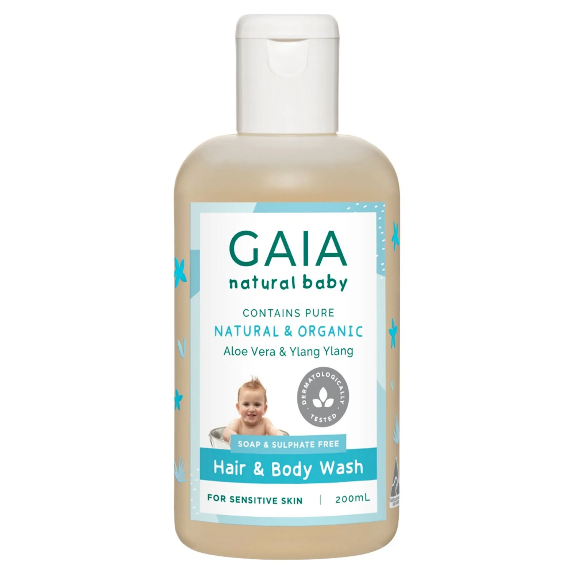 Gaia Natural Baby Hair & Body Wash-3
