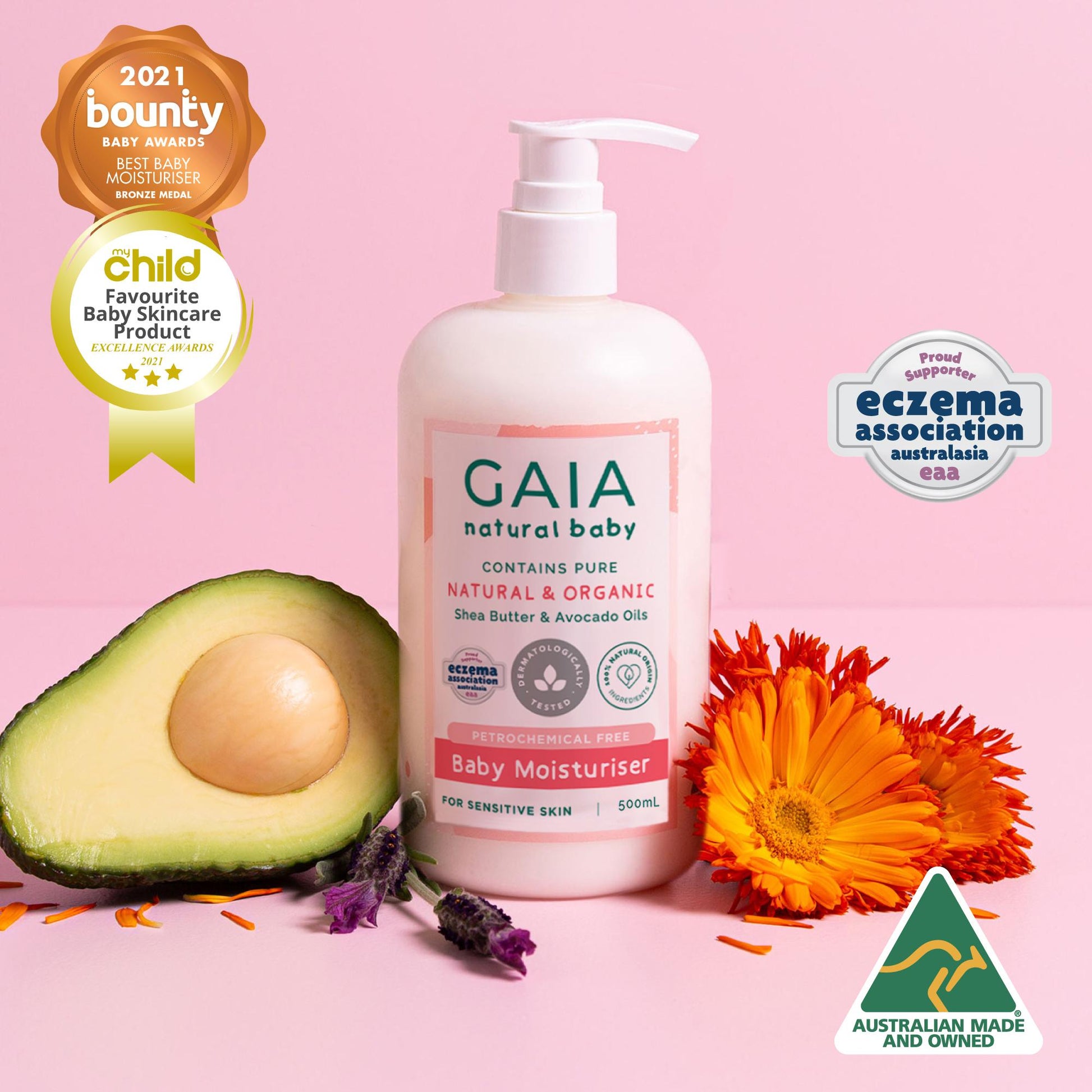 Gaia Natural Baby Baby Moisturiser-5