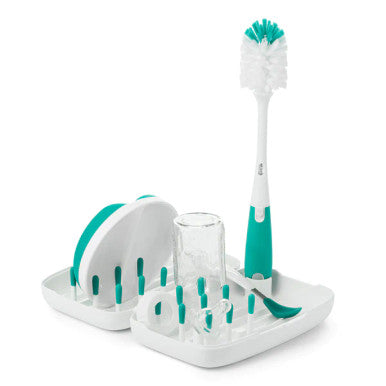 OXO Tot Travel Size Drying Rack with Bottle Brush-1