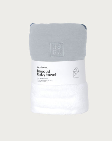 Babu Terry Hooded Baby Towel-4