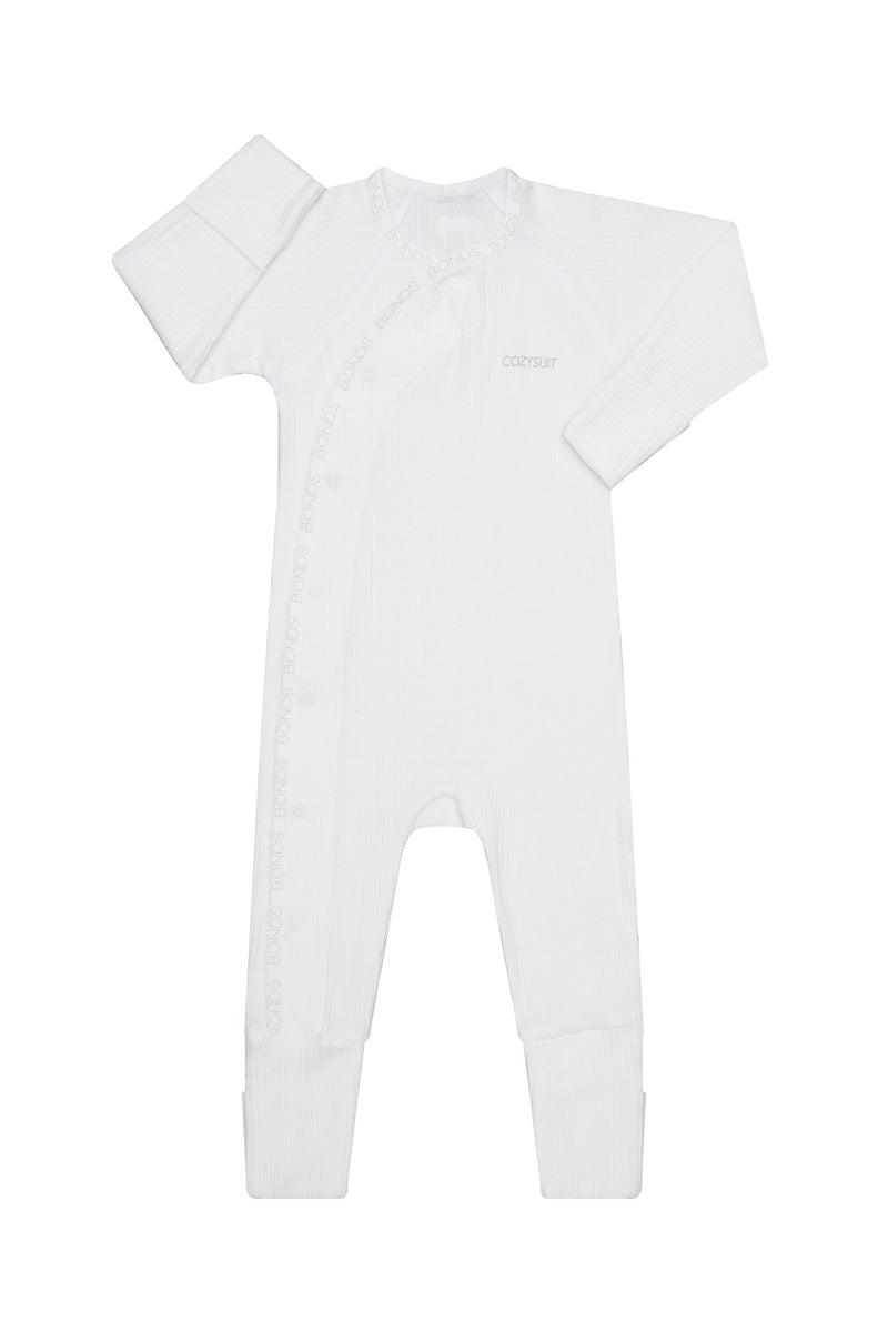 Bonds Pointelle Cozysuit  - White-6