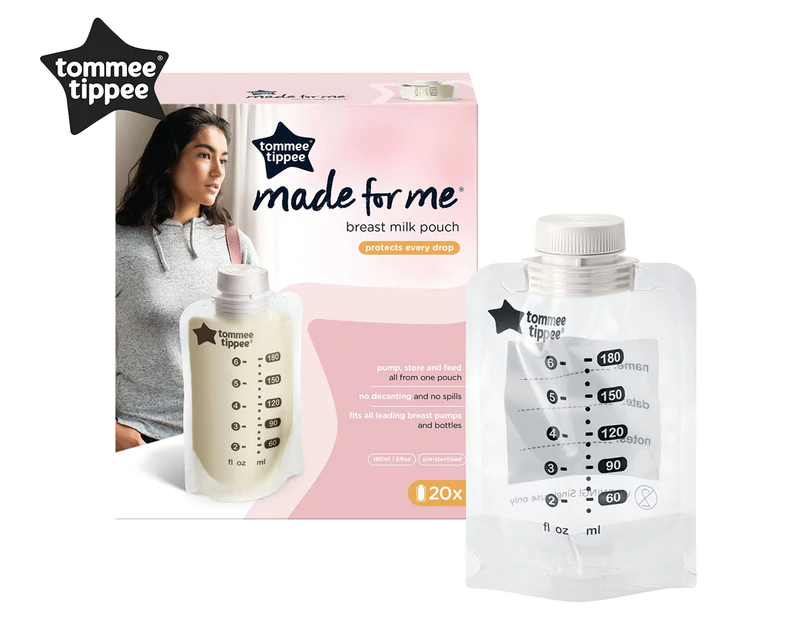 Tommee Tippee Closer To Nature Express & Go Breast Milk Pouch 20 Pack-1