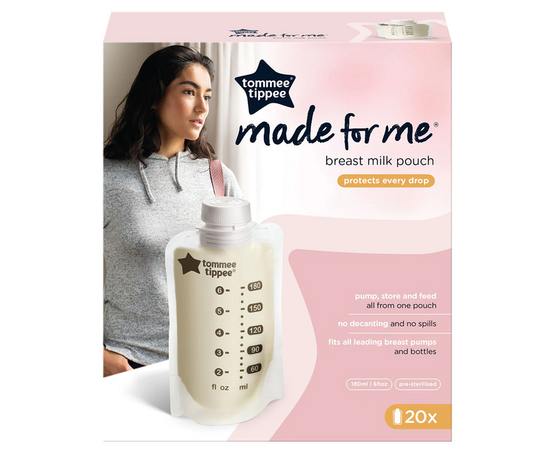 Tommee Tippee Closer To Nature Express & Go Breast Milk Pouch 20 Pack-2