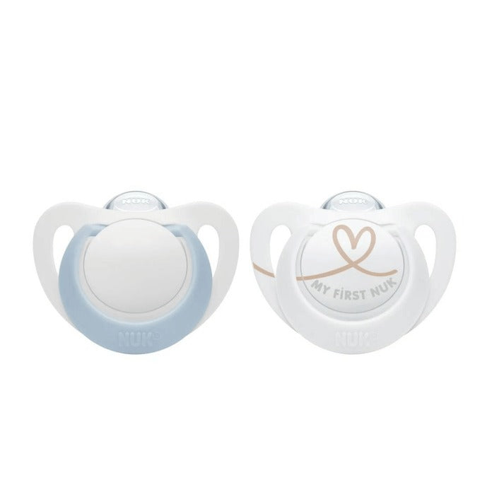 NUK Star Silicone Soother 0-2 months-6